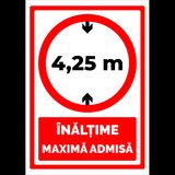 Indicator de securitate pentru inaltime maxima admisa 5,25 m